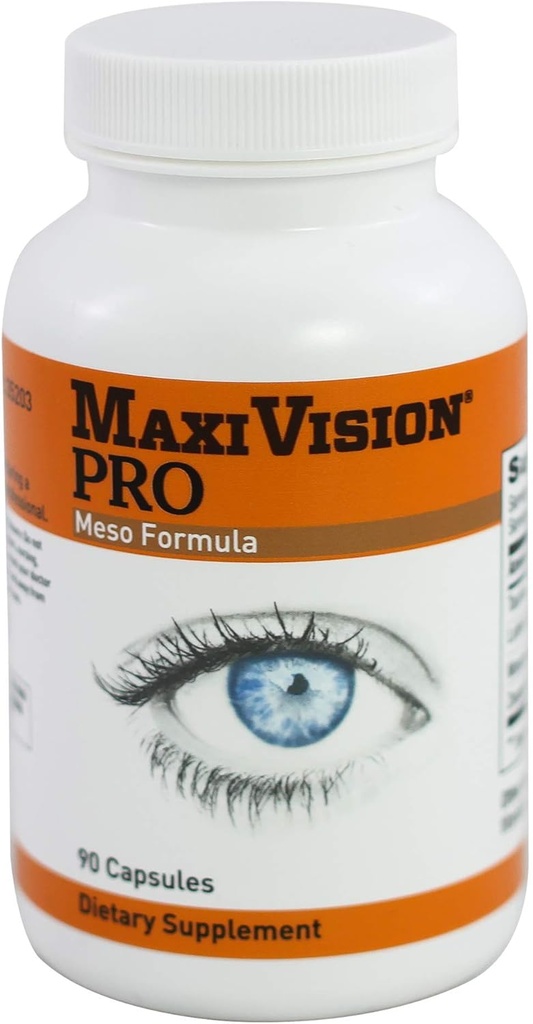 MaxiVision® PRO Meso Formula - Mesozeaxanthin - 루테인 - Zeaxanthin - 90 캡슐, 1 병