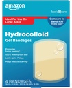 기본 관리 고급 빠른 치유 Hydrocolloid 젤 붕대, 큰 부상 드레싱, 4 ct