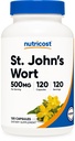 Nutricost St John 's Wort 캡슐 (500mg) 120 캡슐 - 채식, 글루텐 무료 및 비 GMO