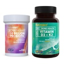 BioEmblem 비타민 D3 K2 (5000IU와 200mcg) & 여자 & 남자를 위한 Probiotics