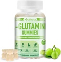 L 글루타민 Gummies 1000 mg, Trehalose와, L 글루타민 보충교재 지원 Intestinal, 성인 & 아이를 위한 Boost 면역 & 근육 건강, 비 GMO, 비건, 글루텐 자유로운, 포도 풍미, 60