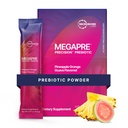 Microbiome Labs MegaPrebiotic Fiber Powder for Women, Men & Kids - 임상 시험 Oligosaccharides와 Pre-Dosed Prebiotic Fiber Supplement Powder - 파인애플 오렌지 과바 (30 음료 팩)