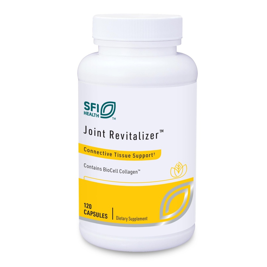 Klaire Labs SFI 건강 합동 Revitalizer - Chondroitin, MSM & Hyaluronic 산, Hypoallergenic 연결 조직 지원 (120의 캡슐)를 가진 특허가 주어진 가수분해된 교원질 펩티드 공식