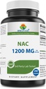Brieofood NAC 보충교재 N 아세틸 Cysteine 250 캡슐 봉사 당 1200 mg - 면역 지원 보충교재