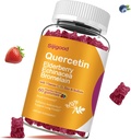 Bromelain, Elderberry, Echinacea, 비타민 C D 아연을 가진 Quercetin Gummies - 아이 & 성인을 위한 Immune 체계 지원 60 조사 순수한 Quercetin Gummies