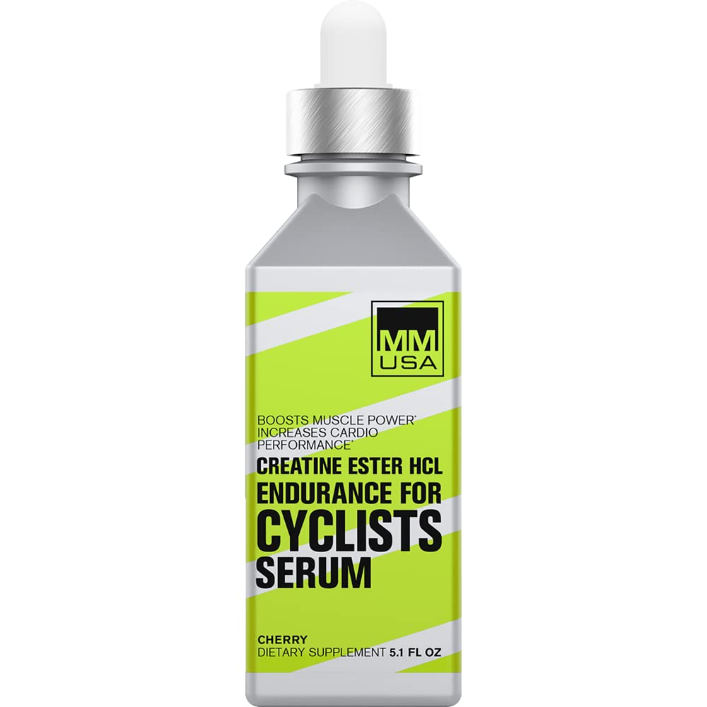 MMUSA Cyclist 최적화 된 Creatine 혈청. 사이클링 스포츠 성능, 부스트 산화 수준, 체력, 에너지, 내구력 및 초점. Fights 피로 & Lactic 산은 위로 만듭니다. 벚꽃, 5.1 Fl Oz