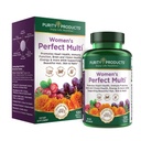 순수성 제품 여자의 완벽한 다 균형이 잡힌 Multivitamin - 지원 Urinary Tract 건강, 면역, 뼈 + 근육, 머리, 피부, 못, 소화 건강을 위한 엘리트 Probiotic + 더 많은 - 120의 정제