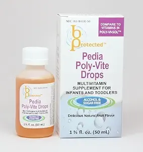 Pedia Poly-Vite Drops의 3 팩 50 mL