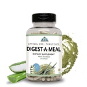 최적의 건강 시스템 소화-A-Meal | Gut Health Enzyme & Probiotic | Bloating, Acid Reflux, & Indigestion Relief + Aloe Vera Leaf | Digestion Supplement | 270 캡슐 가족 크기