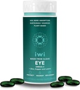 Iwi Life Eye Omega-3, 30 Softgels (30 서빙), Vegan Plant-Based Algae Omega 3 EPA + DHA, 건강한 눈 & 시각 지원 규정 식 보충교재, Krill & Fish Oil Alternative, No Fishy Aftertaste