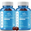 (120 카운트) Ashwagandha Gummies KSM-66 - 혼합 Berry, Vegan, 공장 기반, 비 GMO, 글루텐 - 무료 & 젤라틴 무료 휴식, 유기 Ashwa 루트 추출 면역 지원을위한 보충