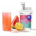 Calm Drink Mix - Magnesium, Ashwagandha, L-Theanine, & Vitamin D와 휴식 보조 - 남성 및 여성을위한 Cortisol 규정 및 계류 지원 - 수박 레몬 맛 28 스틱
