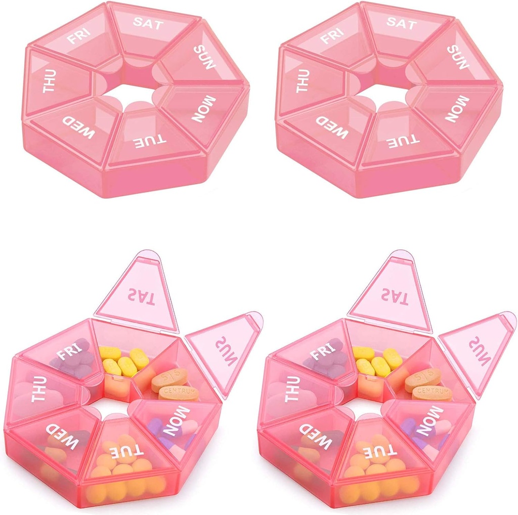 주간 알약 주최자 큰 7 일 알약 상자 조직자 비타민 물고기 기름 알약을 위한 매일 약 상자는 친절한 관절염을 보충합니다