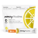 ROUTINE Morning Daily Hydration | Apple Cider Vinegar, Lemon, Sea Salt의 전해질 파우더 패킷 | Keto & Paleo-Friendly Electrolyte Drink Mix (30 Pack)