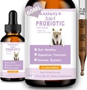 개를위한 Probiotics - 개를위한 액체 Probiotics 지원 Gut Flora, 소화 건강 및 Diarrhea- Canine 소화 효소 - 알레르기 및 가려운 피부 완화 - 로스트 치킨 맛
