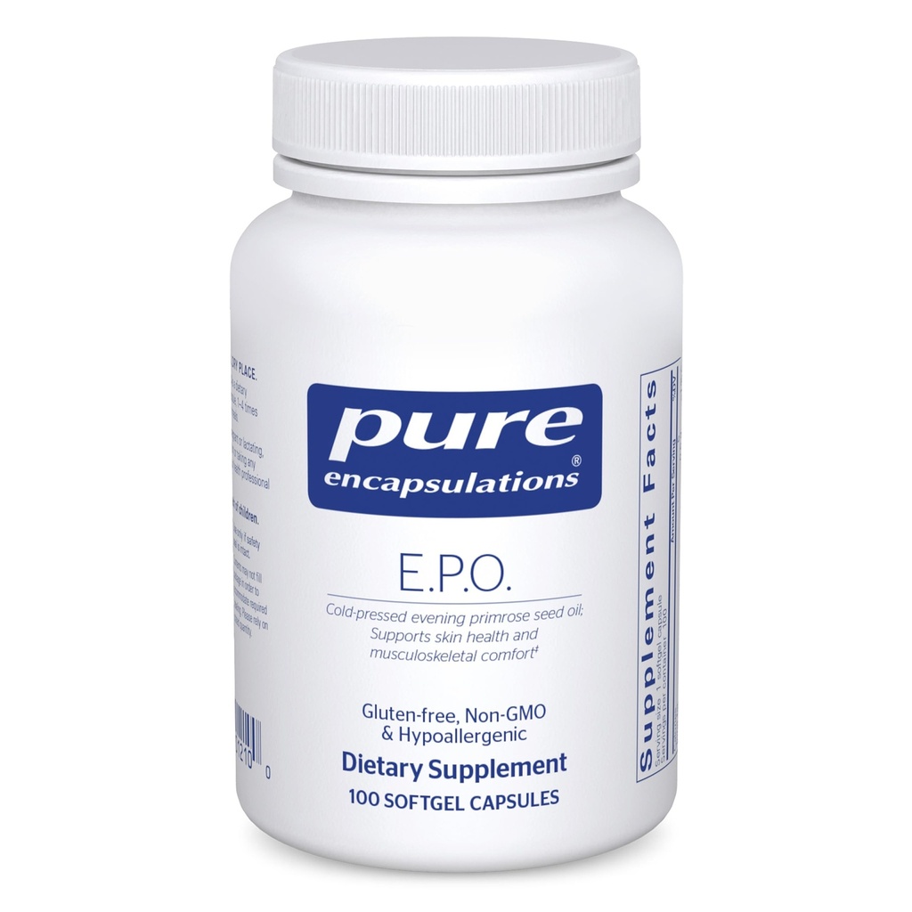 순수한 캡슐에 넣기 E.P.O. (Evening Primrose 기름) | 9% GLA를 포함하는 Hypoallergenic 규정 보충교재 | 100 Softgel 캡슐