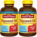 성격은 Flaxseed 기름 1000 mg의 심장 건강 지원을 위한 규정식 보충교재, 180 Softgels (2의 포장)를 만들었습니다