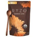 RYZE SUPERFOODS 버섯 커피 USDA 유기 6개의 Adaptogenic 버섯 및 MCT 기름, 미국은 더 나은 에너지, 초점, 소화, 사자 Mane & 터키 꼬리를 가진 면제를 위한 즉시 커피를, 30의 서빙 성장합니다