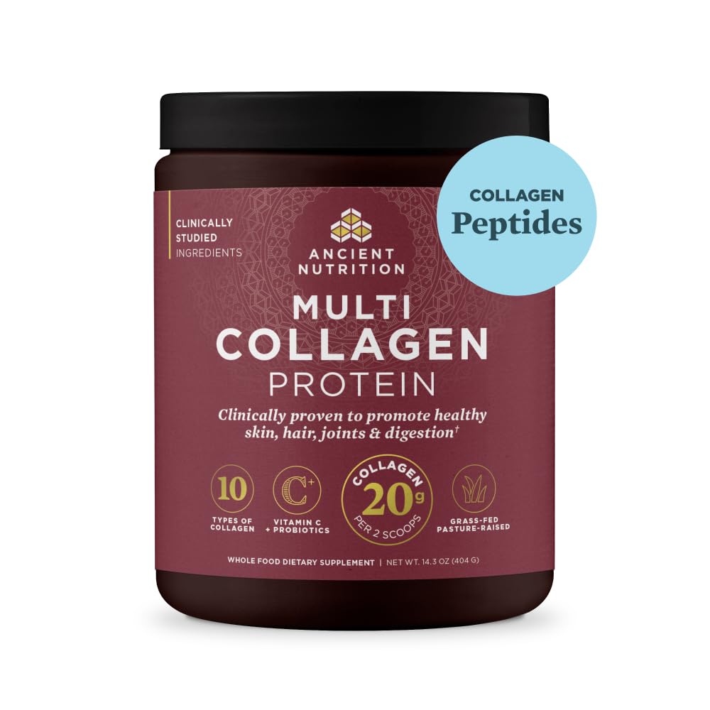고대 영양 교원질 펩티드 분말, 다 교원질 단백질, 여자 & 남자, 비타민 C, Probiotics, 가수분해된 교원질, 지원 피부, 합동, Gut 건강, 불타지 않는, 40의 서빙