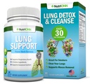 Lung Detox와 Cleanse - 흡연자를위한 중대한 - 여분의 힘 - 100 % 초본 Lung 건강 보조제 - Mucus 제거 지원 - 호흡 건강 증진 - 자연적인 방법 당신의 덩어리를 지키는