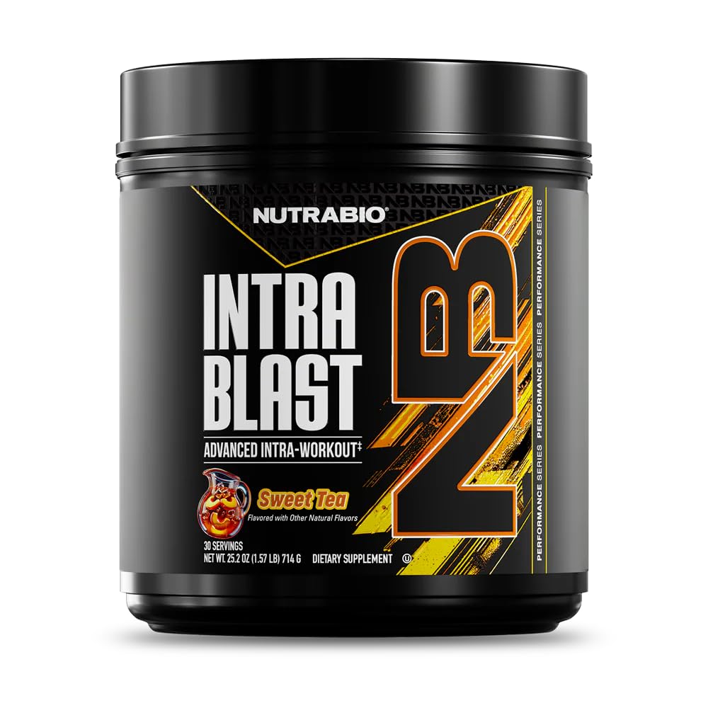 NutraBio Intra Blast Bcaa 분말 아미노산 보충교재, Electrolyte & Hydration 혼합, Intra, 전 운동 & 근육 회복, 20g Eaa 아미노산 분말, 5g 글루타민 단 차, 30 봉사