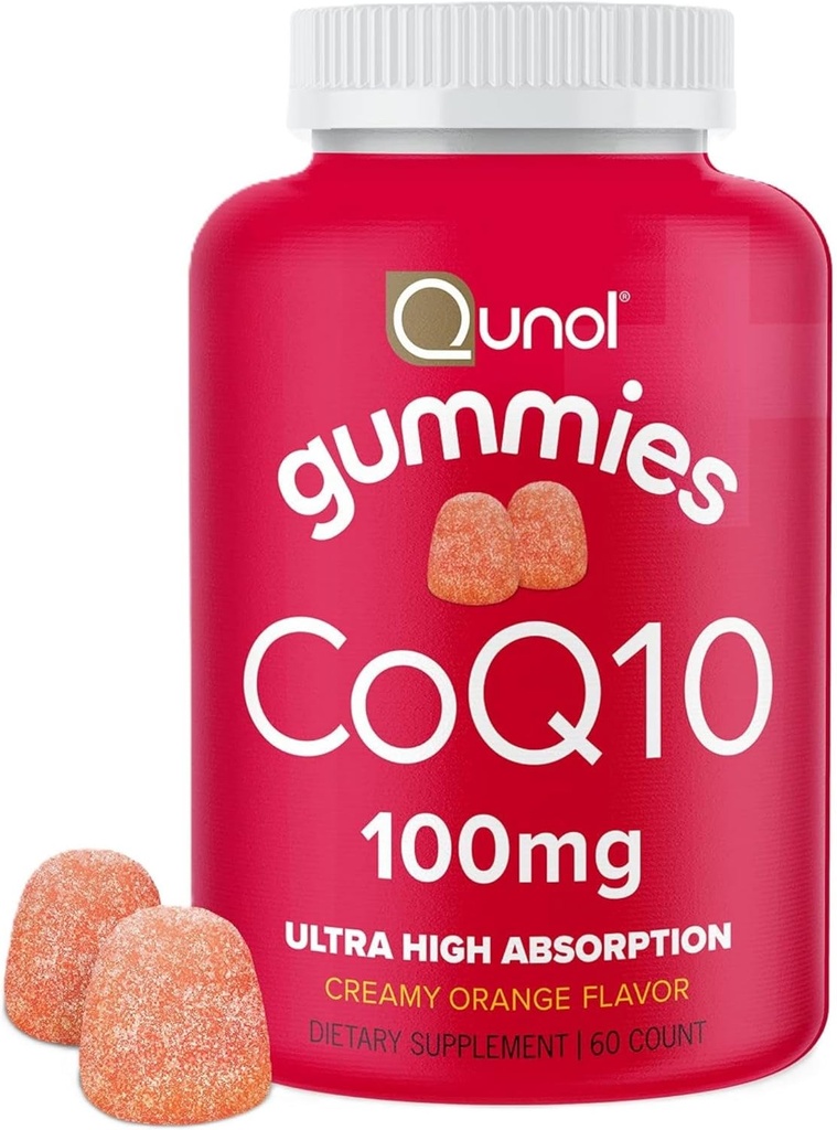 Qunol CoQ10 Gummies by Qunol, 100 mg, 맛있는 거미 보충제, 도움 지원 심장 건강, 60 ct