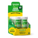 놀랄만한 잔디 Effervescent 정제: 산화 방지제 & Alkalizing 녹색, 레몬 Lime, 60 조사를 가진 녹색 Superfood 물 맛 정제
