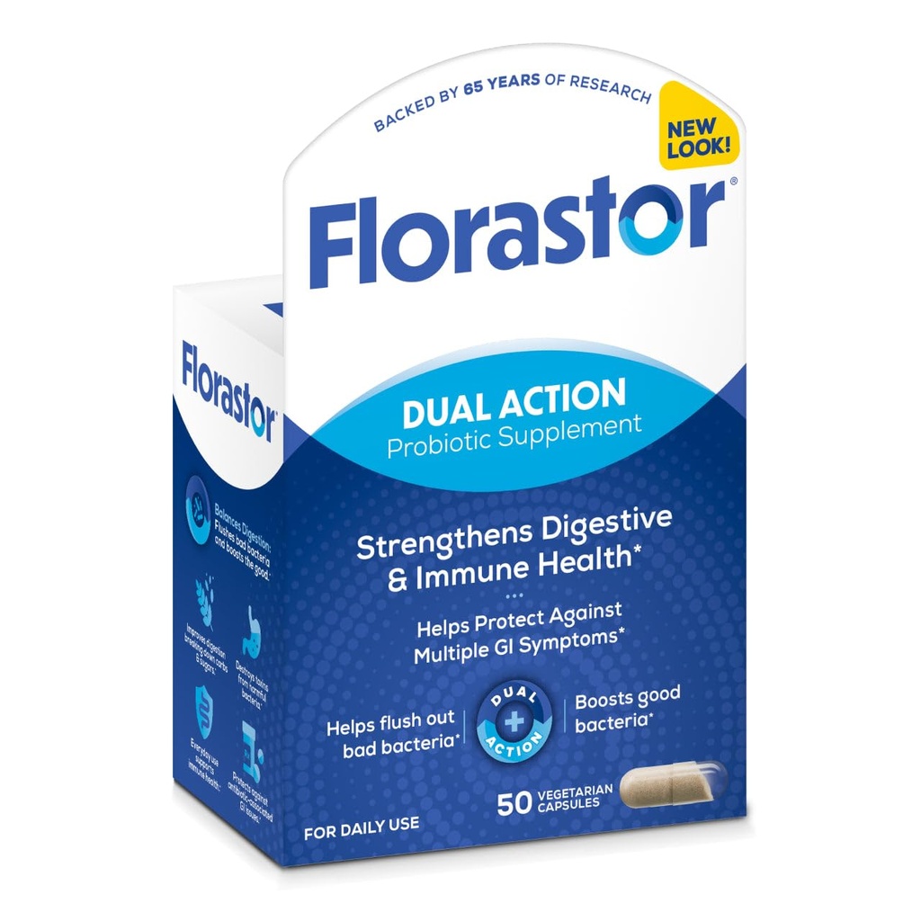 Florastor® 듀얼 액션 Probiotic 보충