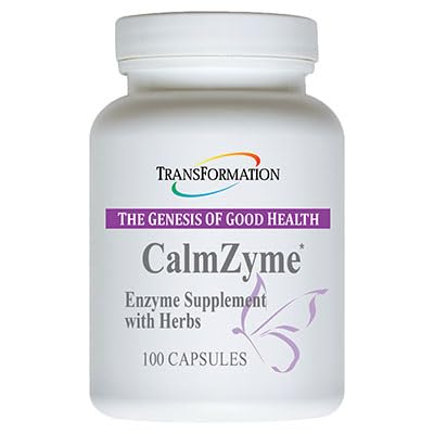 변형 좋은 건강 효소의 창세기 CalmZyme 보충 효소 및 초본 혼합, 영양소의 소화, 면역력의 생산, 면역력의 생산, 100 캡슐