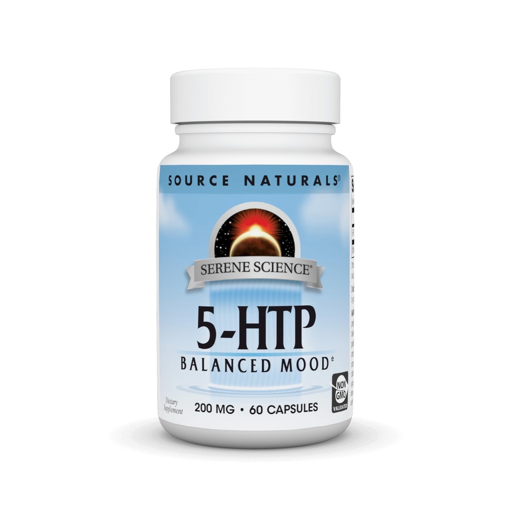 근원 자연적인 Serene 과학 5-HTP 200 mg - 60의 캡슐