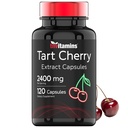 다트 체리 캡슐 (2400 MG - 120 카운트)|Montmorency Cherry Extract | Antioxidants, Anthocyanins, & Phytonutrients | Tart Cherry for Sleep and More! | Non-GMO, Made in the USA!