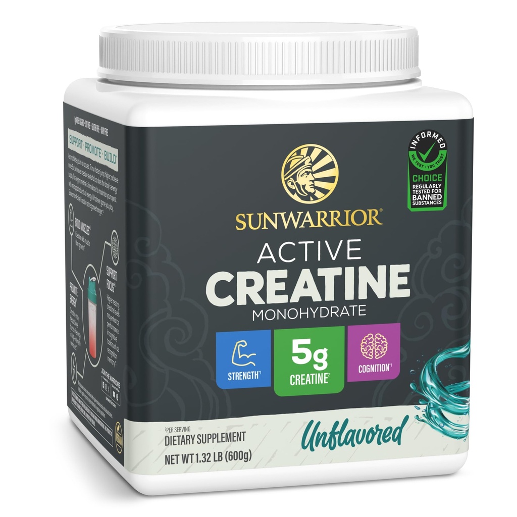 Creatine Monohydrate 분말 Micronized PreWorkout Recovery Supplement | 지원 근육 건물 힘 훈련 응집 | Vegan & Keto 친절한 대량 크기 (120의 서빙) Unflavored