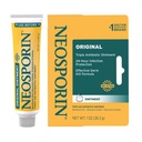 Neosporin Original First Aid Triple Antibiotic Ointment, Bacitracin Zinc & Neomycin Sulfate Infection Protection, 부상 치료 및 흉터 외관 Minimizer for Minor Cuts, Scrapes & Burns, 1 oz