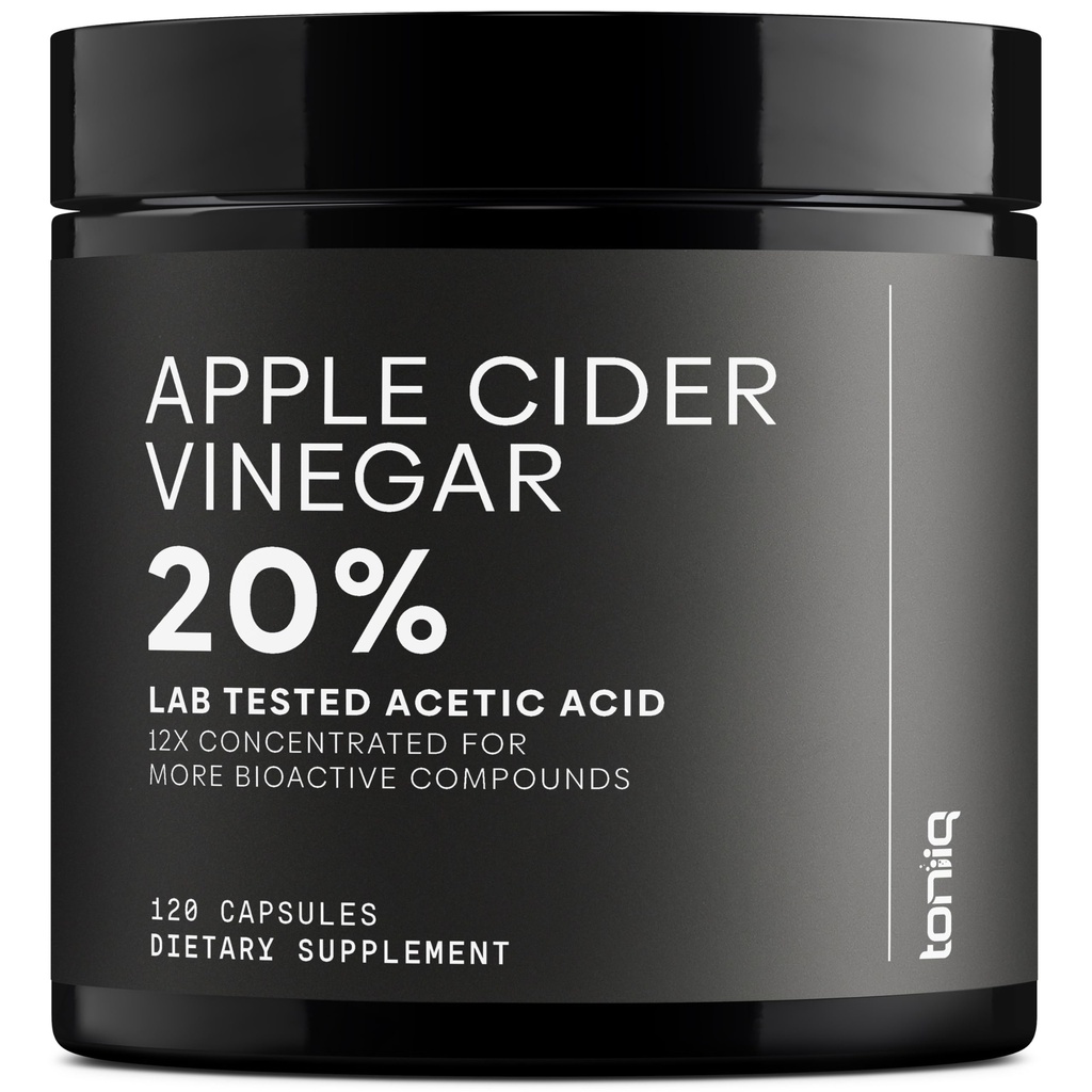 Apple Cider Vinegar 캡슐 - 매우 높은 효능 2,010mg 공식 20 % Acetic Acid & Cayenne Pepper - 어머니로 만든 - 세 번째 파트 랩 테스트 - 120 캡슐