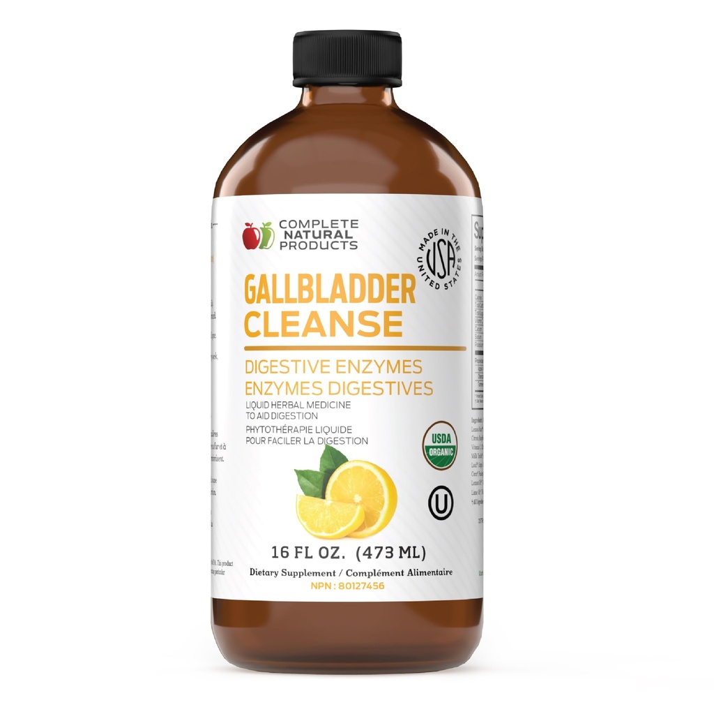 완전한 자연적인 Gallbladder 완전한 - 갈블라드더 지원, 간결한, 및 Apple Cider Vinegar, Turmeric, Beet, Digestive 효소, 우유 이틀을 가진 소화성 건강을 위한 액체 보충교재 - 16oz