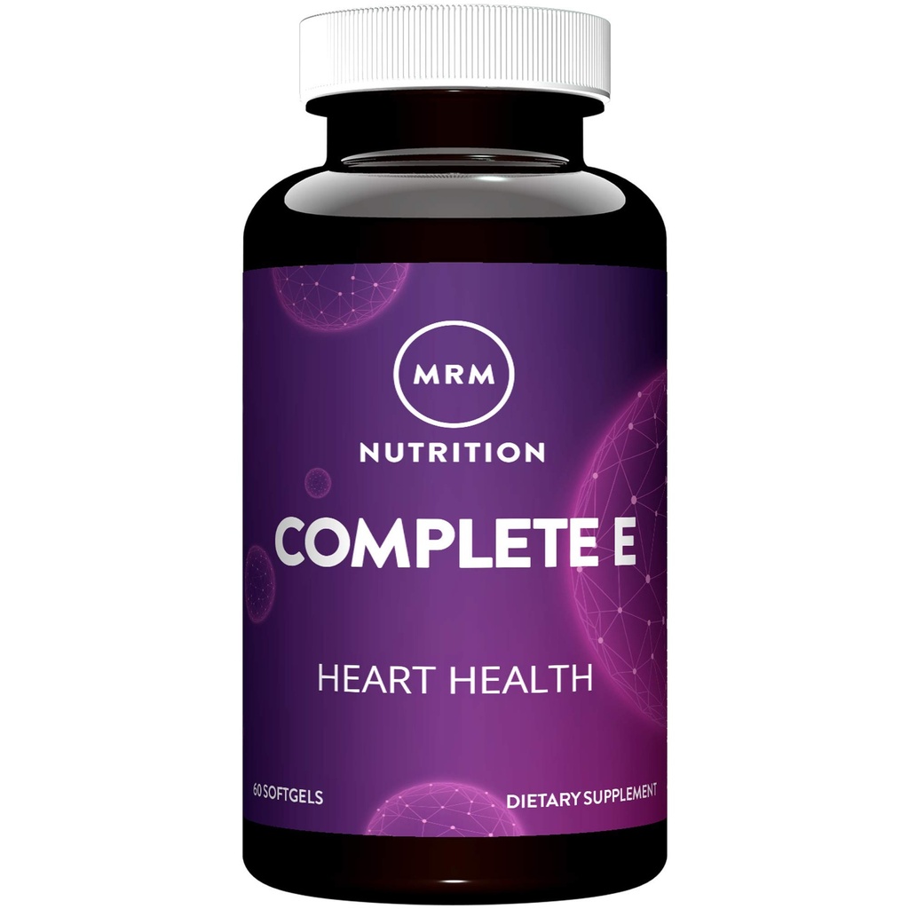 MRM Nutrition Complete E | 400 IU 비타민 E | 심장 건강 | 비타민 C| 글루텐 프리 | 30 인분