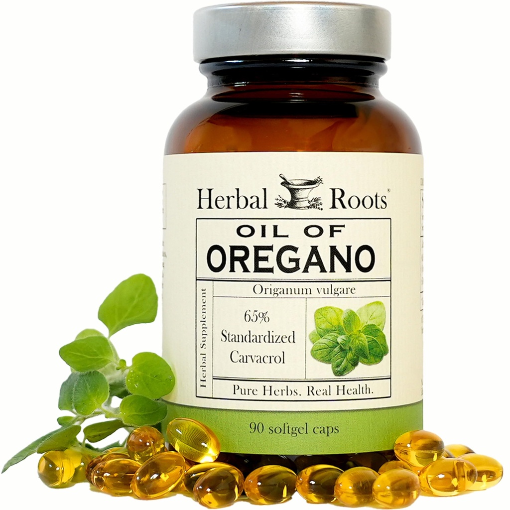 Oregano의 초본 뿌리 기름 - 지중해 Oregano 기름에게서 만드는 - 90 삼키기 Softgel 캡슐에 쉬운 - 여분 힘 150mg