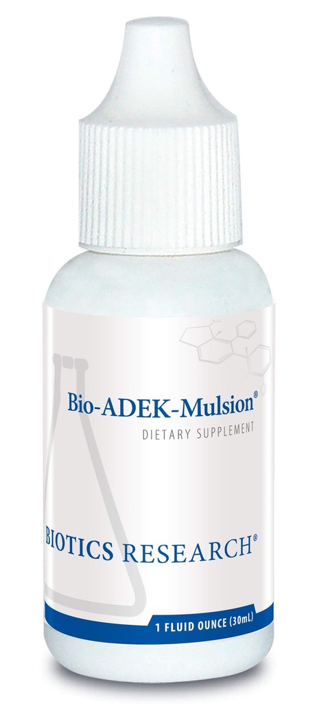 Biotics Research Bio ADEK Mulsion - Emulsified Formula, Improved Bioavailability, 건강한 면역 반응, 뼈 건강, 눈 건강, 심장 혈관 건강, 1 fl oz 지원