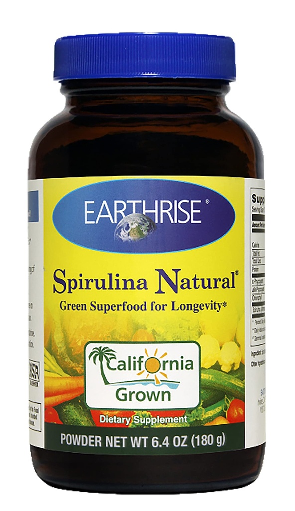 EARTHRISE Spirulina 분말 180 그램, 0.01 파운드