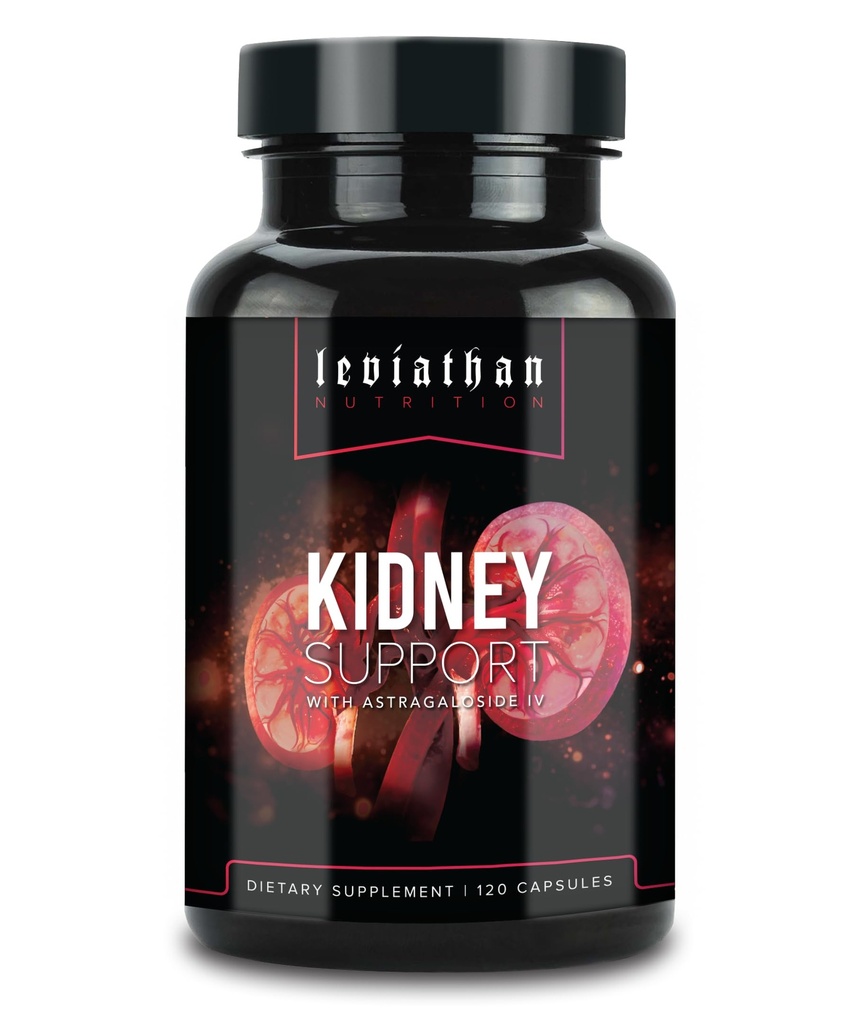 Leviathan Super Kidney Cleanse & Urinary Detox Formula | 최상의 Kidney Health & Gallbladder Formula | Full Restore & Detox - Kidney Stones 관리 | 120 모자