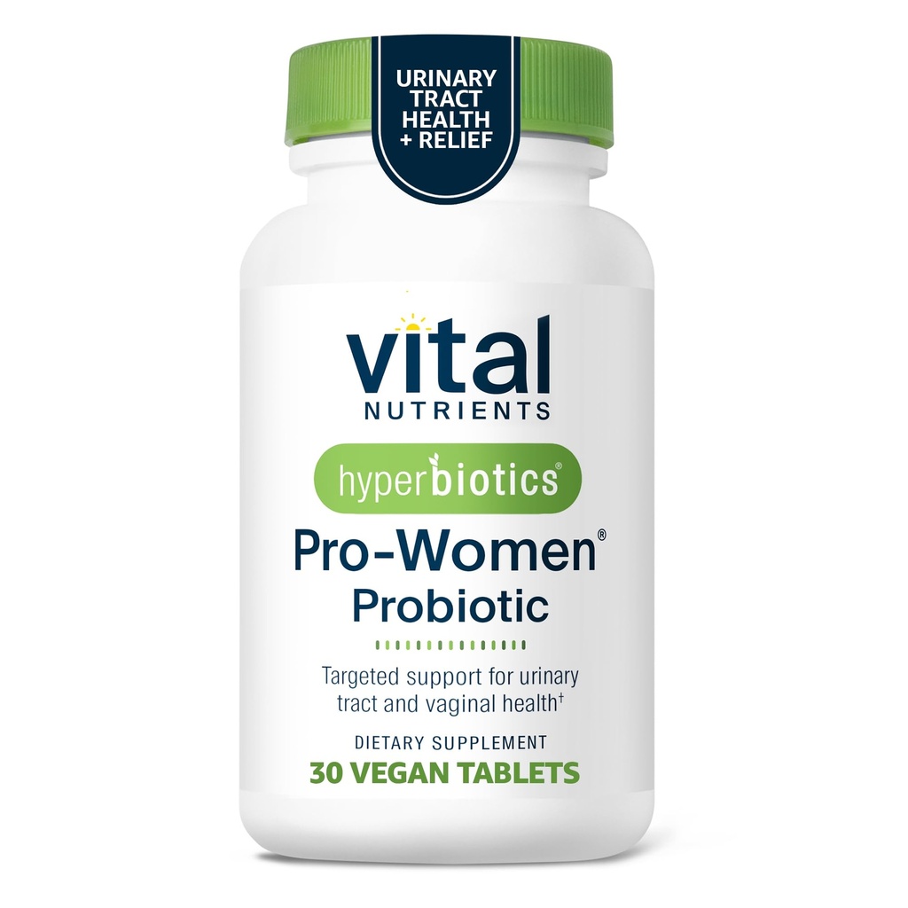 Hyperbiotics Vital Nutrients Pro Women Probiotics for Women | PH 밸런스에 대한 질의 프로바이오틱스 | 질의 건강과 우린 태아 건강에 대한 구강 프로바이오틱 | 6 대상 균주 | 30 Vegan Tablet