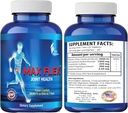 MAX FLEX UC II, 공동 건강을위한 콜라겐 보충 – Glucosamine, Chondroitin과 고급 공동 지원 보충, 심황으로 관절 염증 완화 - 글루텐 무료 - 60 정제, 2 정제 / 일