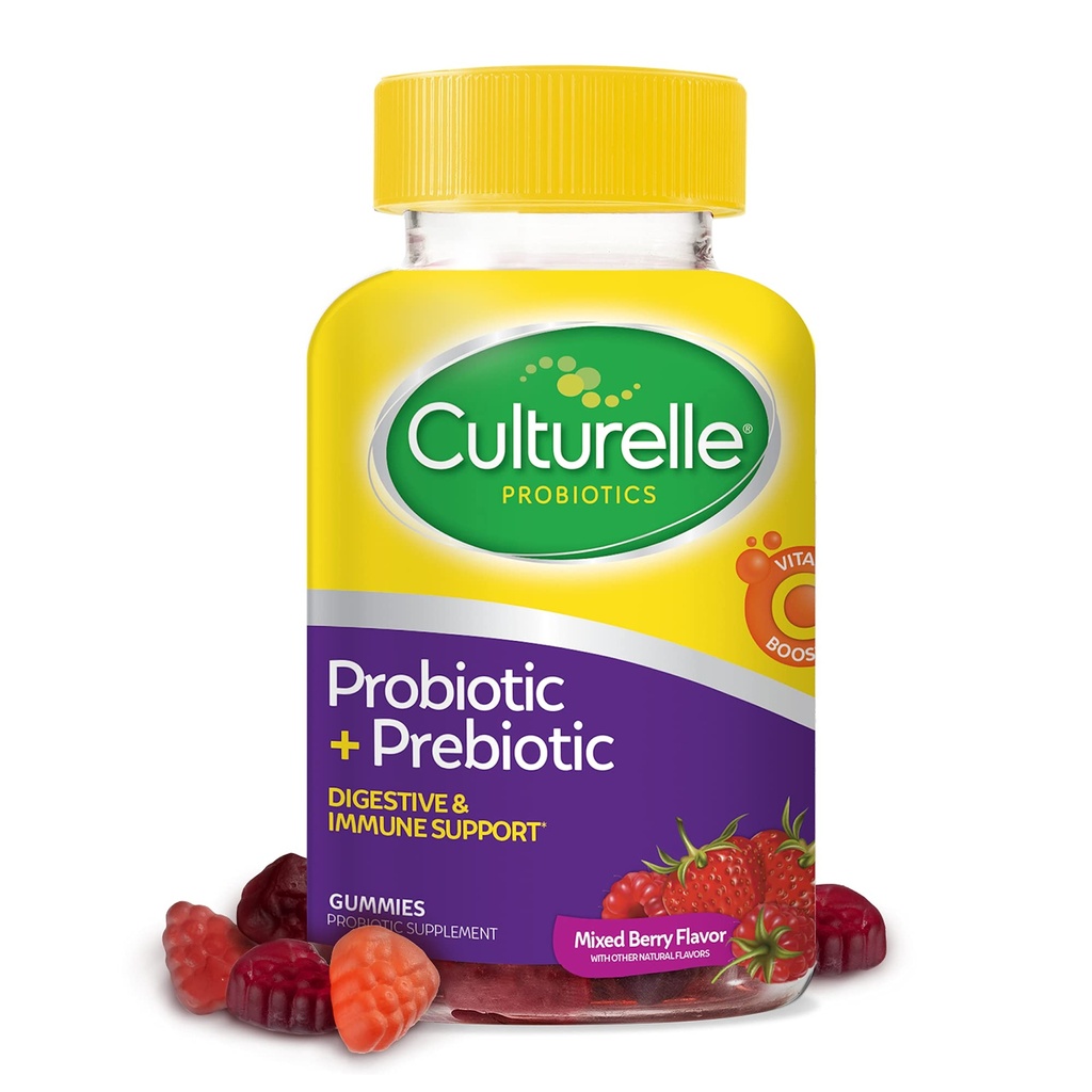 Digestive & Immune 건강을 위한 Lactobacillus rhamnosus GG를 가진 Culturelle 매일 Probiotic 캡슐 30CT & Gummies 52CT