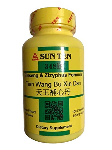 Sun Ten - Ginseng & Zizyphus 공식 캡슐/Tian 왕 Bu Xin Dan/天王s
