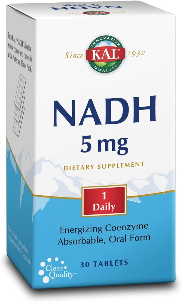 KAL 5 Mg Nadh 정제, 30 조사