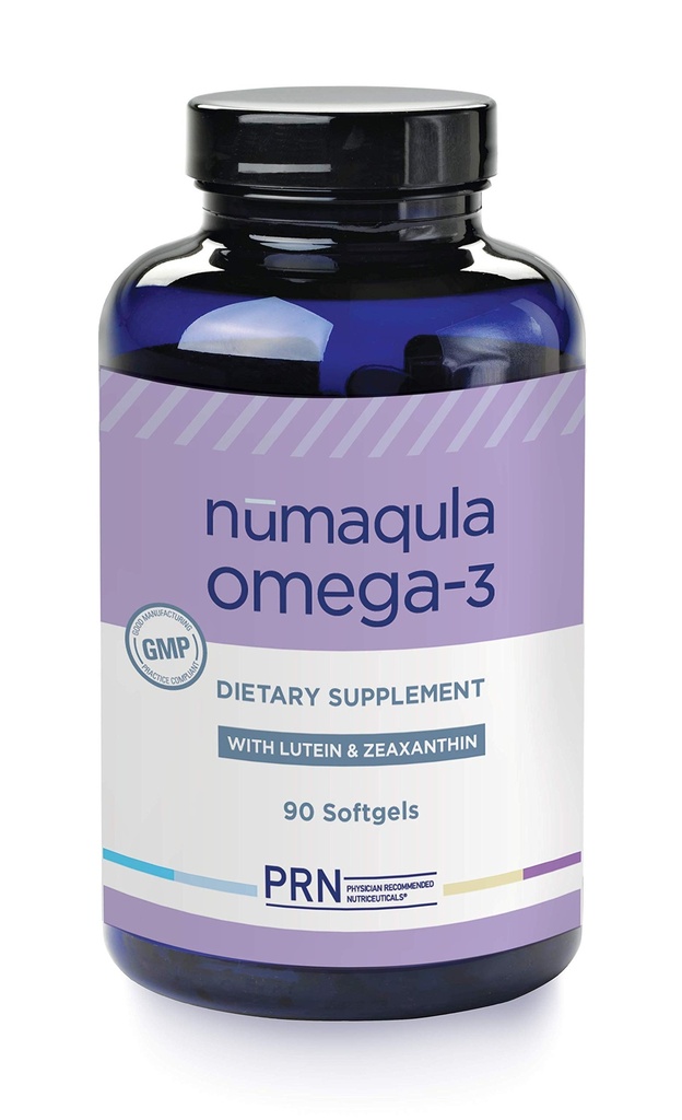PRN nūmaqula 오메가 3 보충 - 90 Softgels, 30 일 공급 - 1400mg DHA, 400mg EPA, Lutein & Zeaxanthin를 가진 Re-Esterfied 오메가 3 Triglyceride 모양 Macular & Retinal 지원을 위한