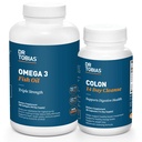 박사 Tobias Omega 3 Fish Oil and Colon 14 Day 개선 된 소화 및 전반적인 건강을 위해 Cleanse