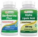 제일 자연적인 Berberine 플러스 1000mg & 알파 Lipoic 산 600 mg