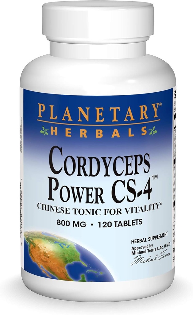 Cordyceps 힘 행성 초본 120 탭