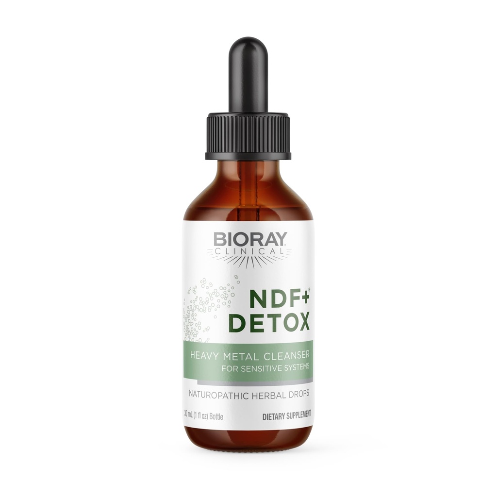 BIORAY 임상 NDF 플러스 - 1 fl oz - 자연적으로 몸에서 독신 제거 - Non-GMO, 채식주의, 글루텐 무료